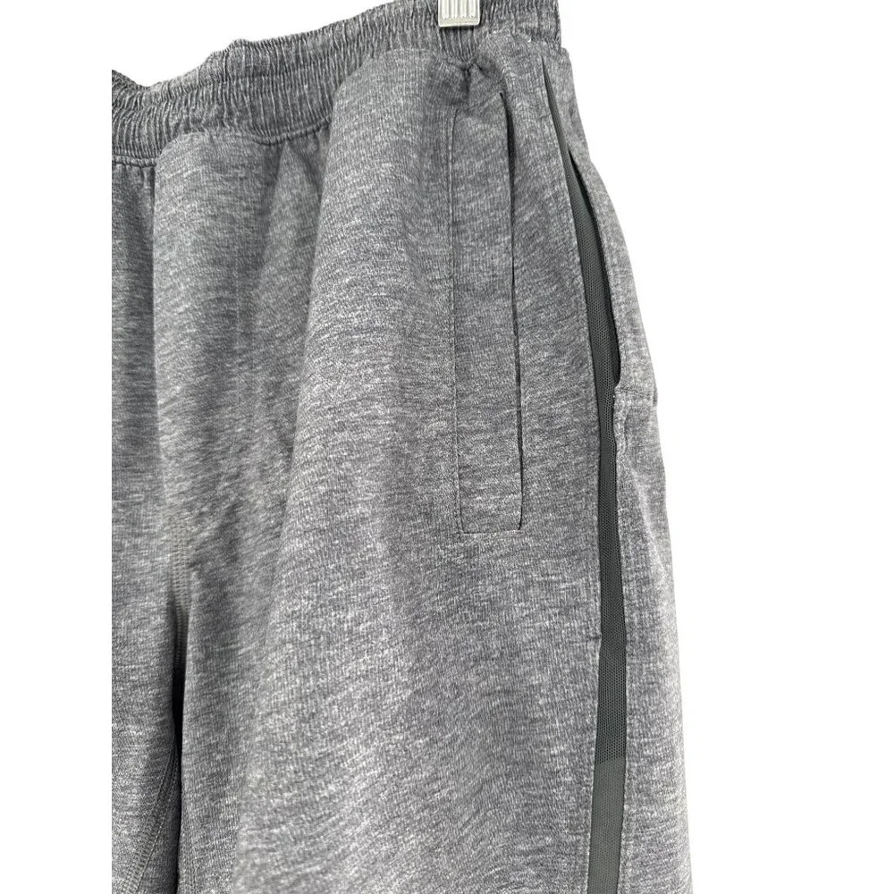 Lululemon Mens Medium Gray Athletic Shorts With‎ Zipper Pockets